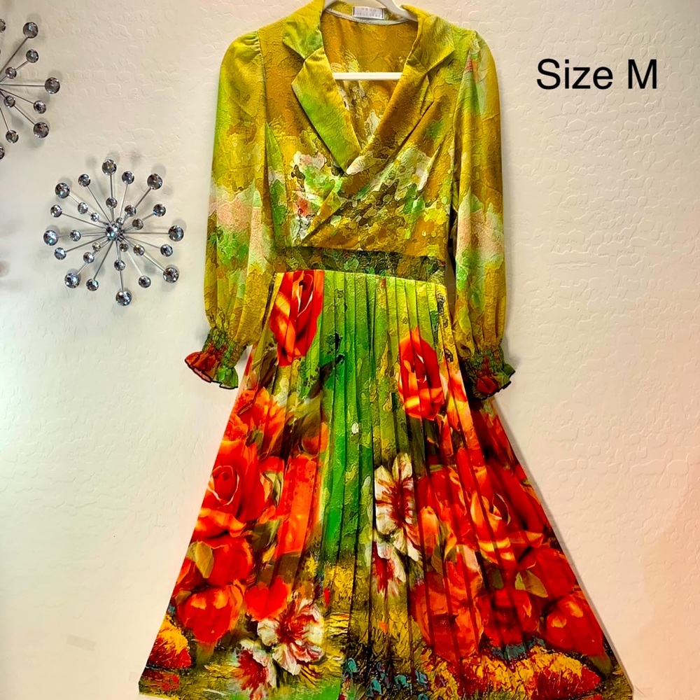 Women summer silk dress . Very nice and comfortable. Brand new